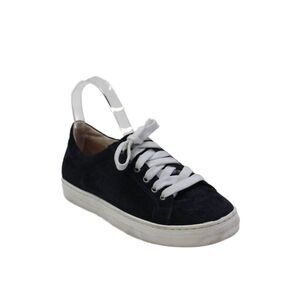 Michael Pasinkoff Boys Leather Lace-Up Low Top Platform Sneakers Blue Size 4